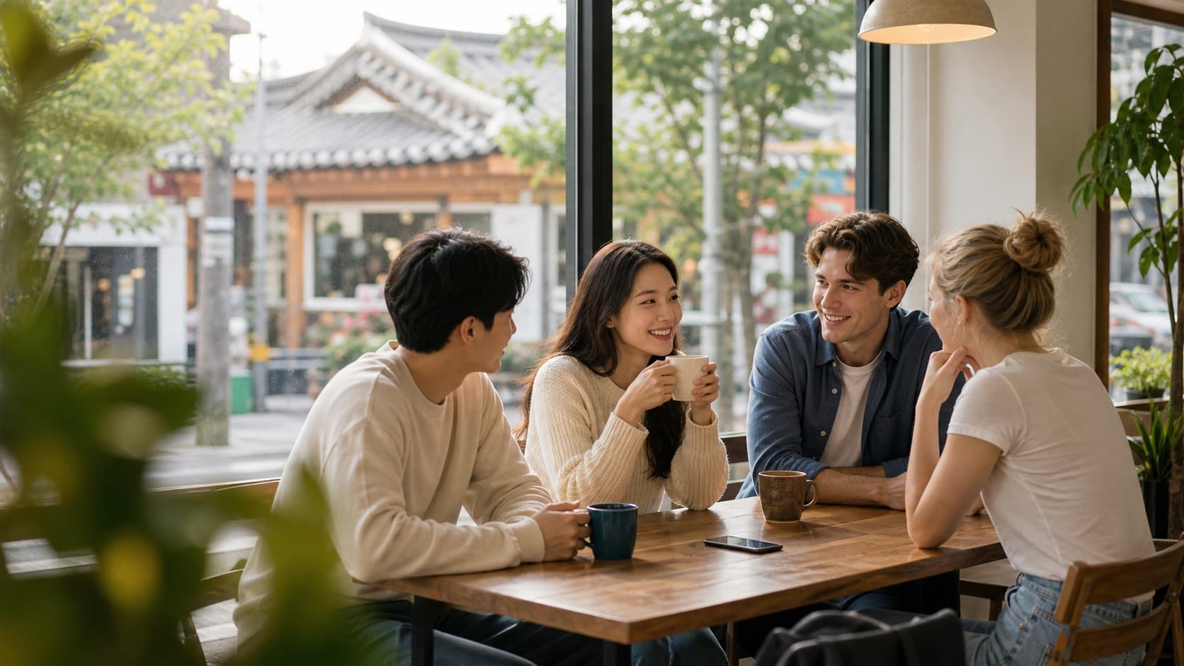 People using Inko to discover Korean neighborhoods and community questions